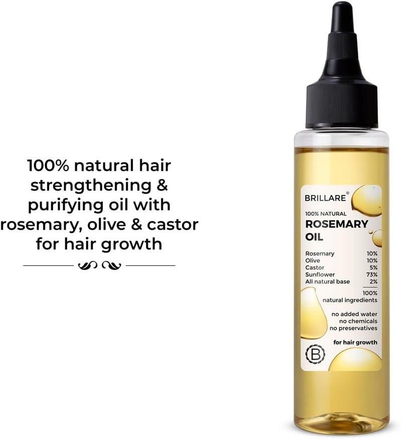 Brillare Rosemary Hair Oil 100 ml - Image 1