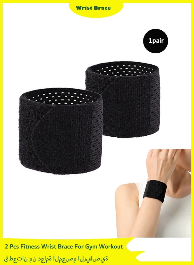 Beauenty 2 Wrist Straps Hand Wrist Wraps Black - Image 1