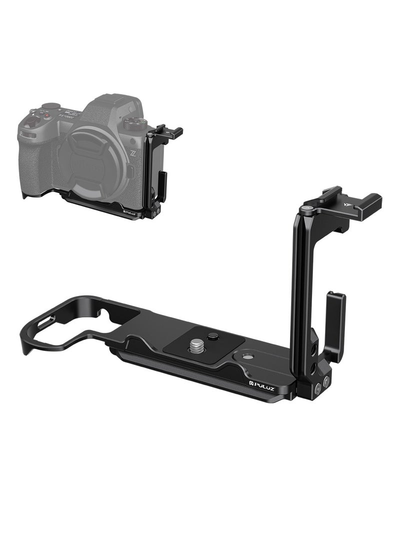PULUZ For Nikon Z6III / Z6II PULUZ 1/4 inch Vertical Shoot Quick Release L Plate Bracket Base Holder  - Image 1