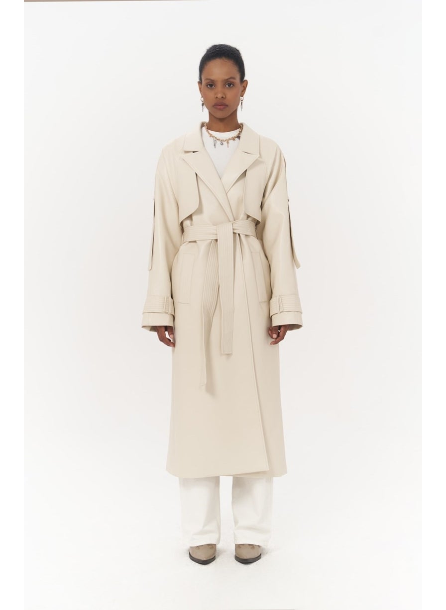 Layton Cream Leather Trench Coat - pzsku/Z1AC5020BB9868ADD44B3Z/45/_/1727878386/0f74ea9a-3aac-4bd4-b5ac-86da33be1bf6