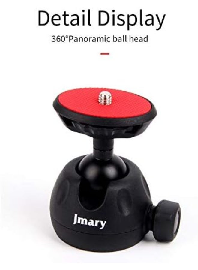 Jmary MT-25 - Table Top Mini Portable Flexible Tripod Stand for Mobile Phones and DSLR & Digital Cameras - Coming with Universal Mobile Phone Holder (MT-25-BLK) - Image 2