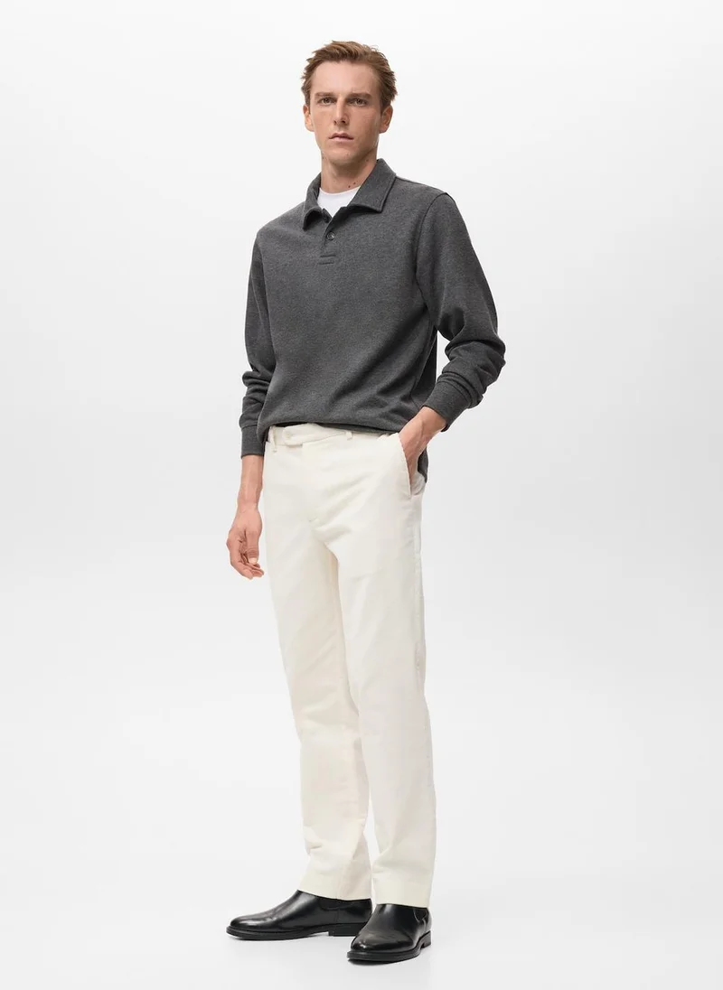 Mango Man  Regular fit corduroy cotton trousers for Men | Best Price UAE