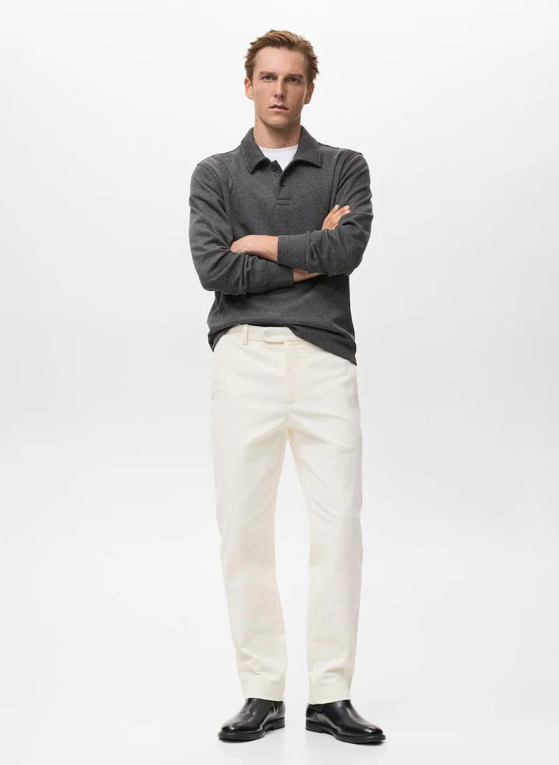 Mango Man  Regular fit corduroy cotton trousers for Men | Best Price UAE