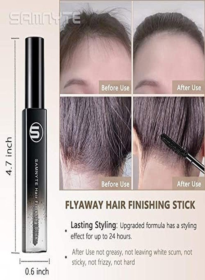 Samnyte Hair Finishing Stick, (3 Pack) Flyaway Tamer for Baby Hair and Women's Hairstyling, with Shiny Mascara for Broken Flyaways - Image 3