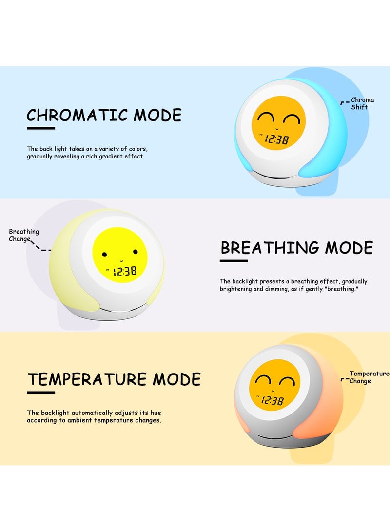 Baby Night Light Table Lamps Touch Control Bedroom Light with Temperature,Nursery Lamp for Breastfeeding and Sleep Aid, 3 Light Color Stepless Dimming, Rechargeable - Image 4
