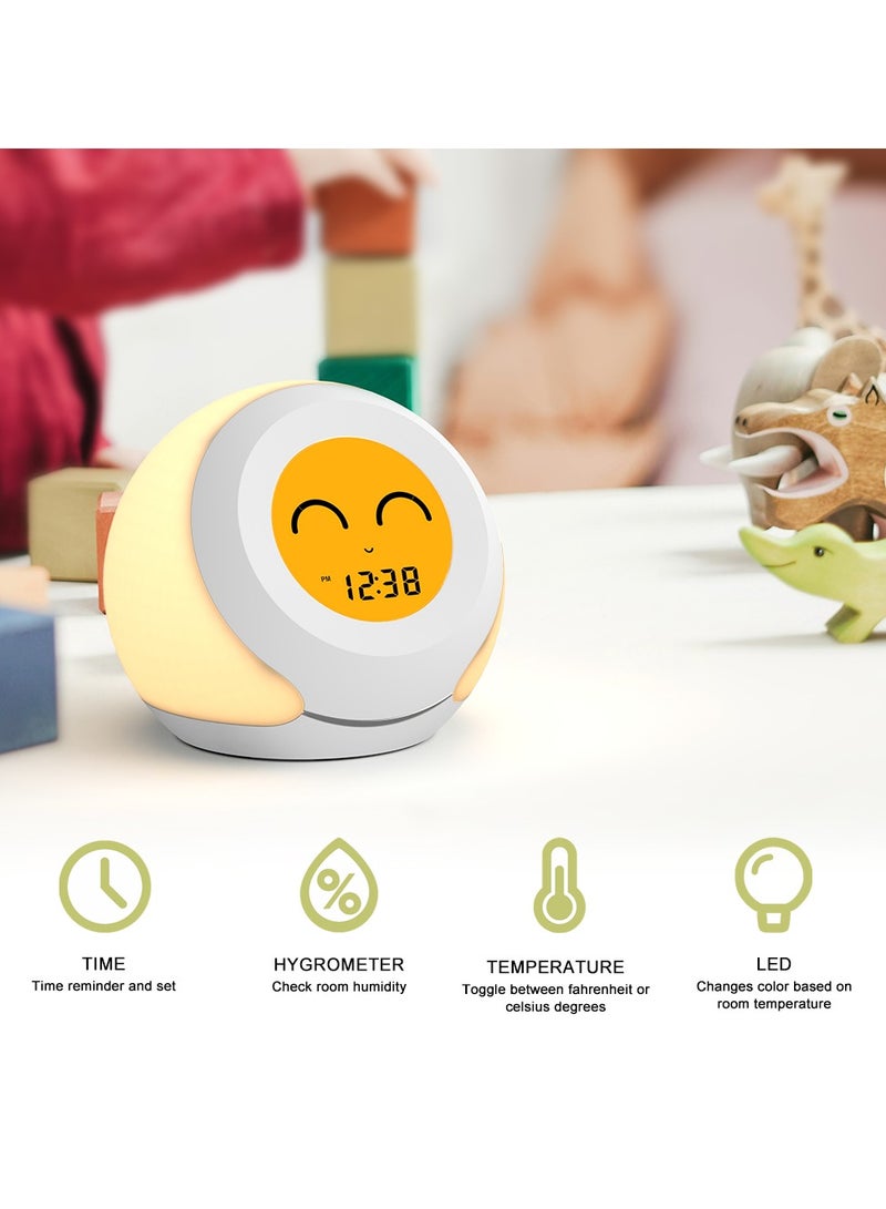 Baby Night Light Table Lamps Touch Control Bedroom Light with Temperature,Nursery Lamp for Breastfeeding and Sleep Aid, 3 Light Color Stepless Dimming, Rechargeable - Image 2