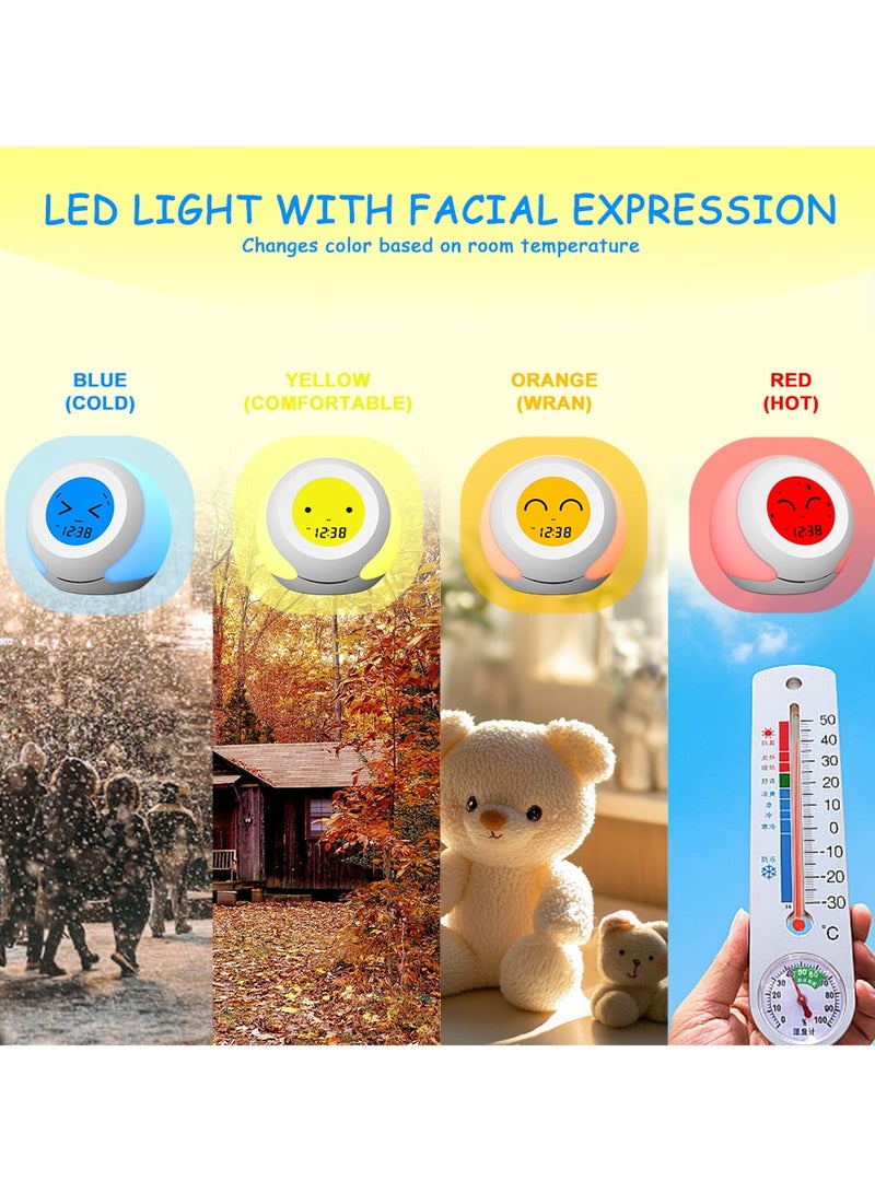 Baby Night Light Table Lamps Touch Control Bedroom Light with Temperature,Nursery Lamp for Breastfeeding and Sleep Aid, 3 Light Color Stepless Dimming, Rechargeable - Image 3