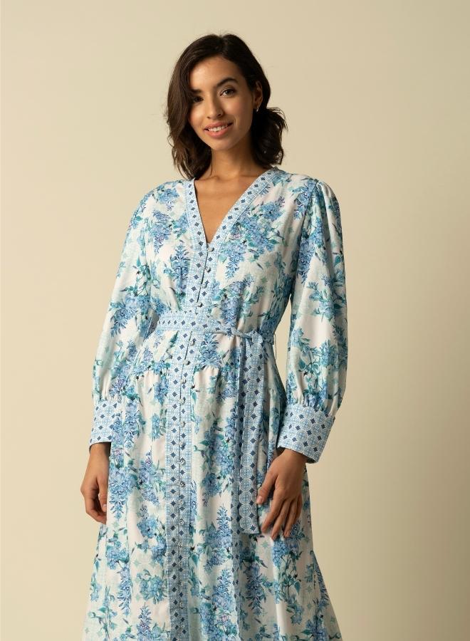 Aaliyah Blue Dress - Image 2