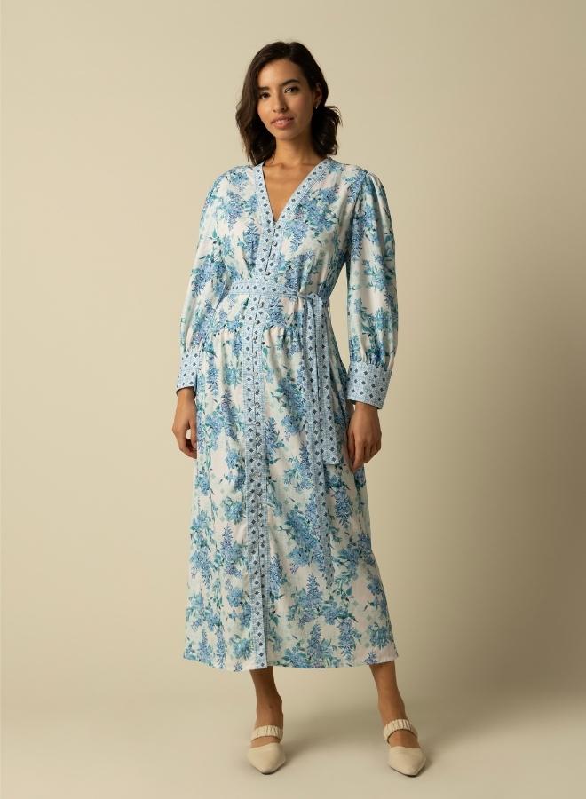 Aaliyah Blue Dress - Image 1