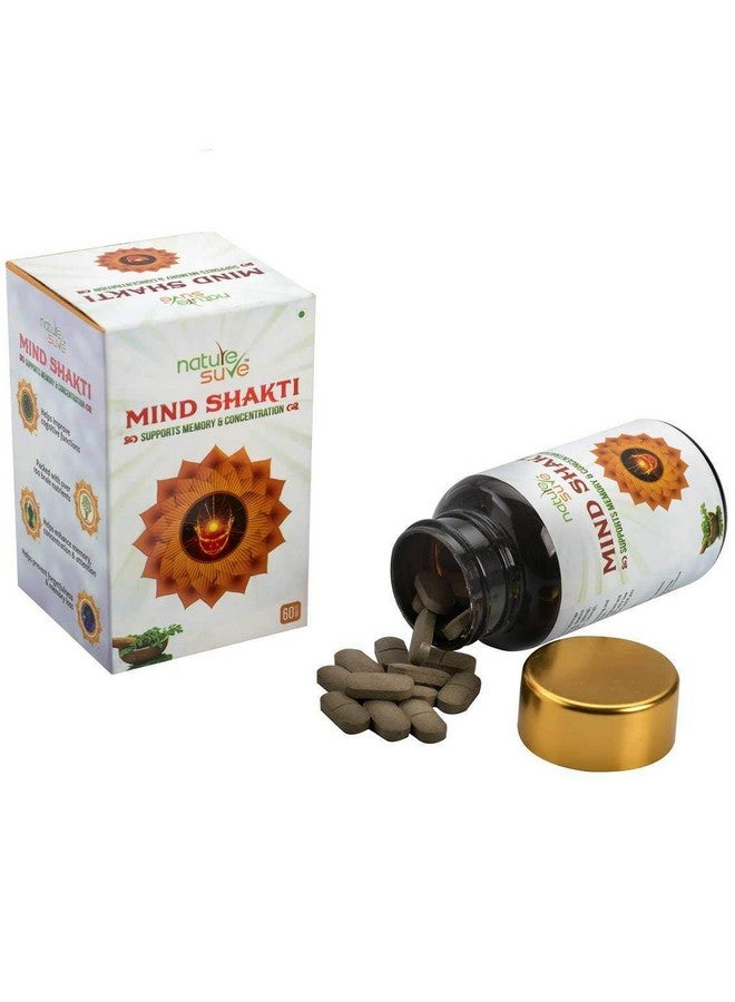 Nature Sure™ Mind Shakti Tablets with Natural Herbs - (60 Tablets) (Pack of 2 (60 Tablets each)) - Image 3