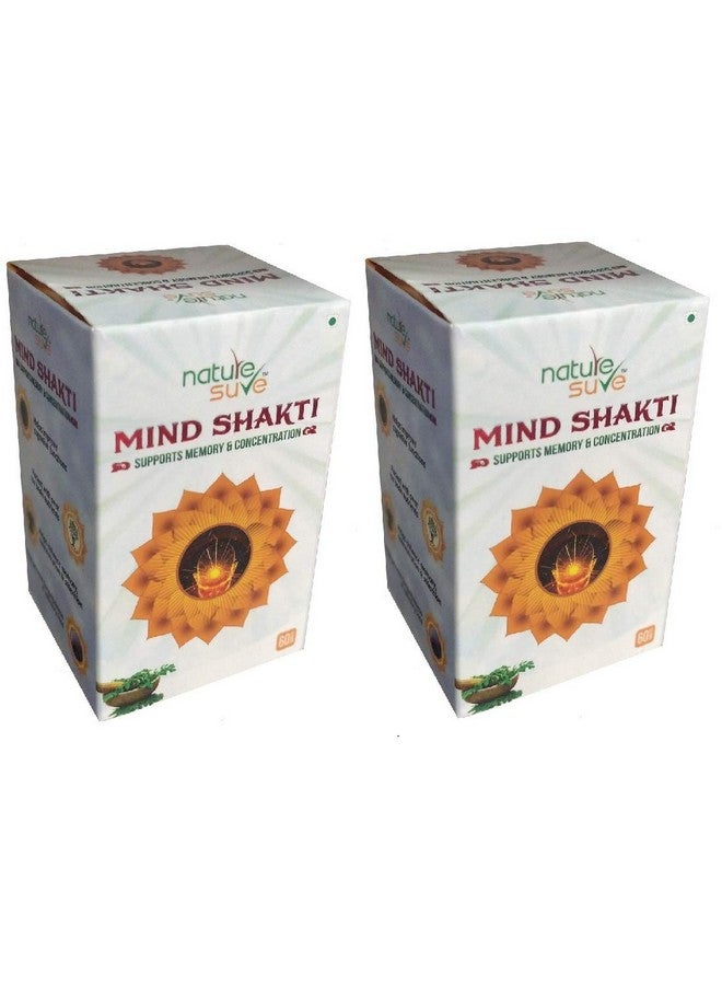 Nature Sure™ Mind Shakti Tablets with Natural Herbs - (60 Tablets) (Pack of 2 (60 Tablets each)) - Image 1