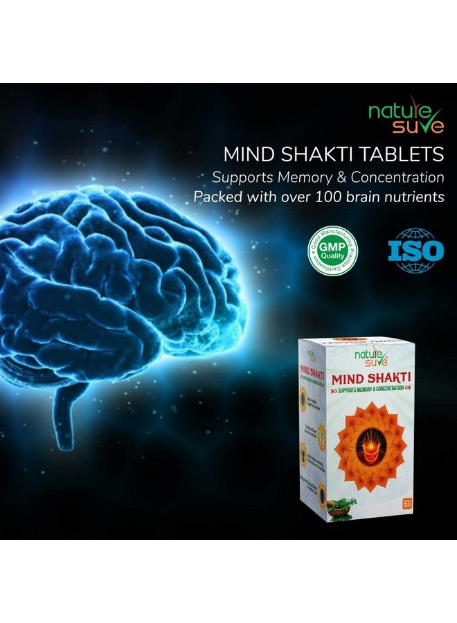 Nature Sure™ Mind Shakti Tablets with Natural Herbs - (60 Tablets) (Pack of 2 (60 Tablets each)) - Image 4