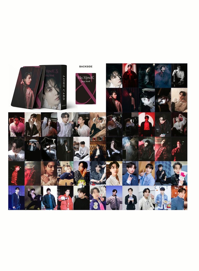 EHOME 55-Piece Jung Kook Special Photo Me Myself Lomo Cards  - Image 1