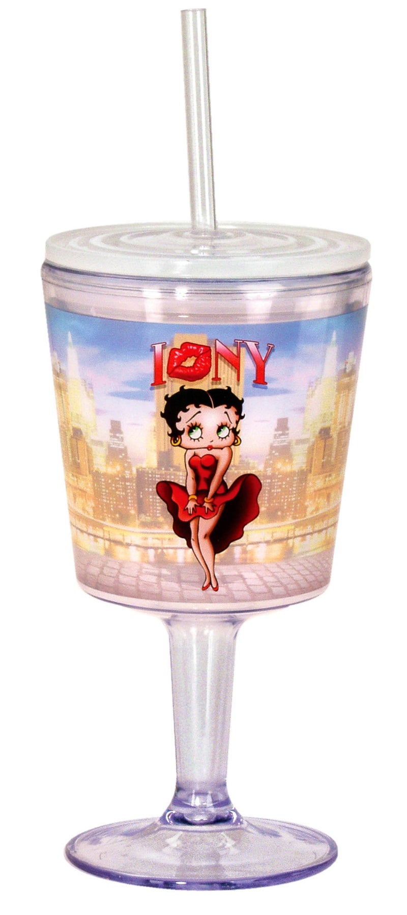 BETTY BOOP Betty Boop New York Goblet Multi Colored 