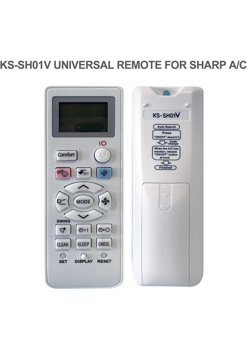 Replacement Remote Control for Sharp AC air Conditioner,Model : SH01V - Image 2