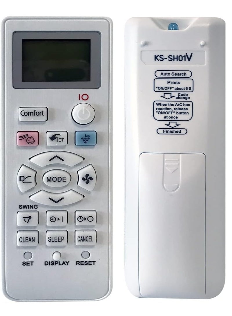Replacement Remote Control for Sharp AC air Conditioner,Model : SH01V - Image 1