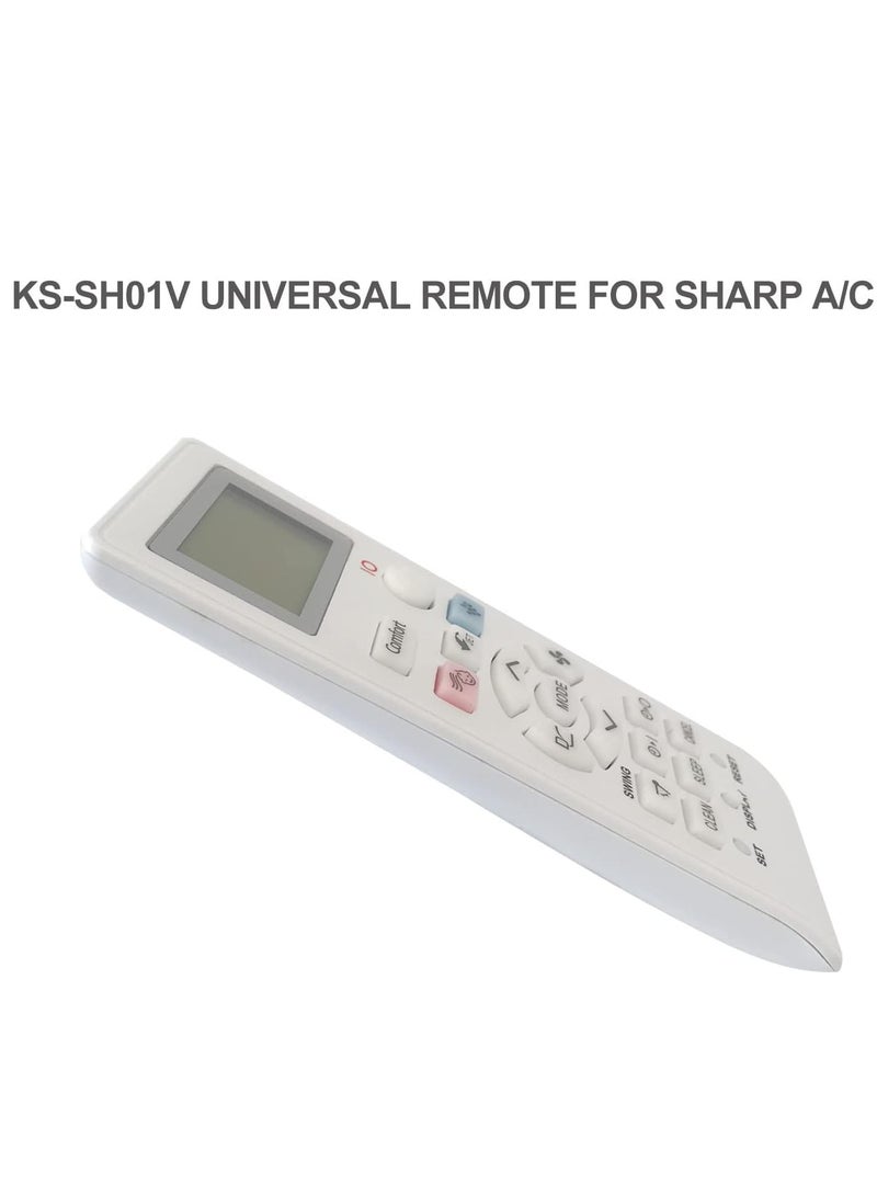 Replacement Remote Control for Sharp AC air Conditioner,Model : SH01V - Image 4