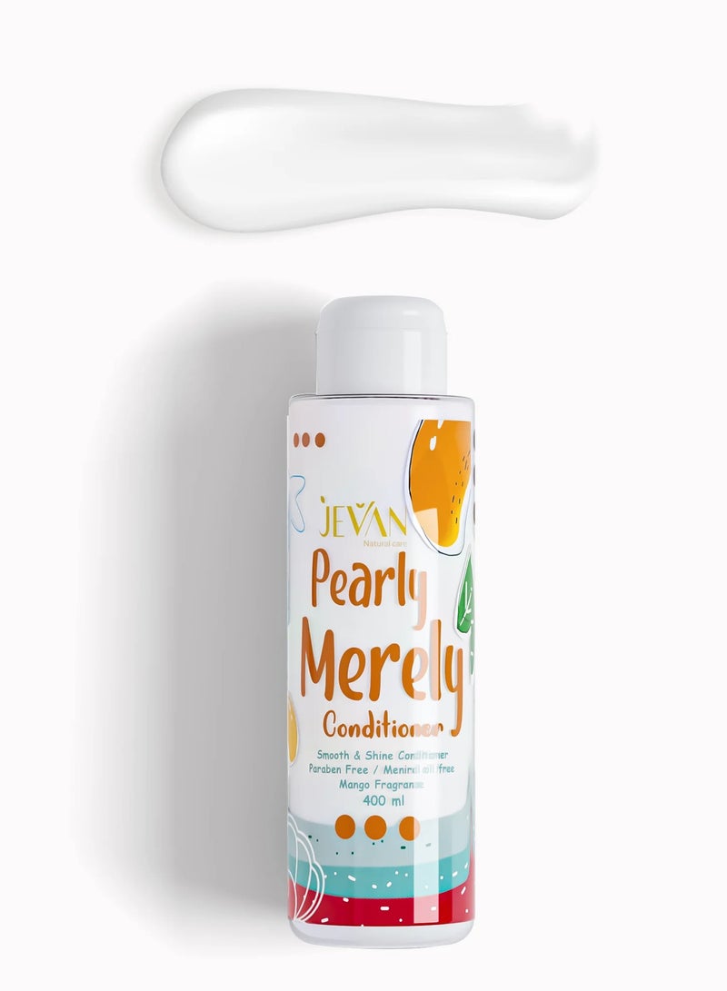 JEVAN Pearly Merely Smooth & Shine Conditioner | 400ML  - Image 2