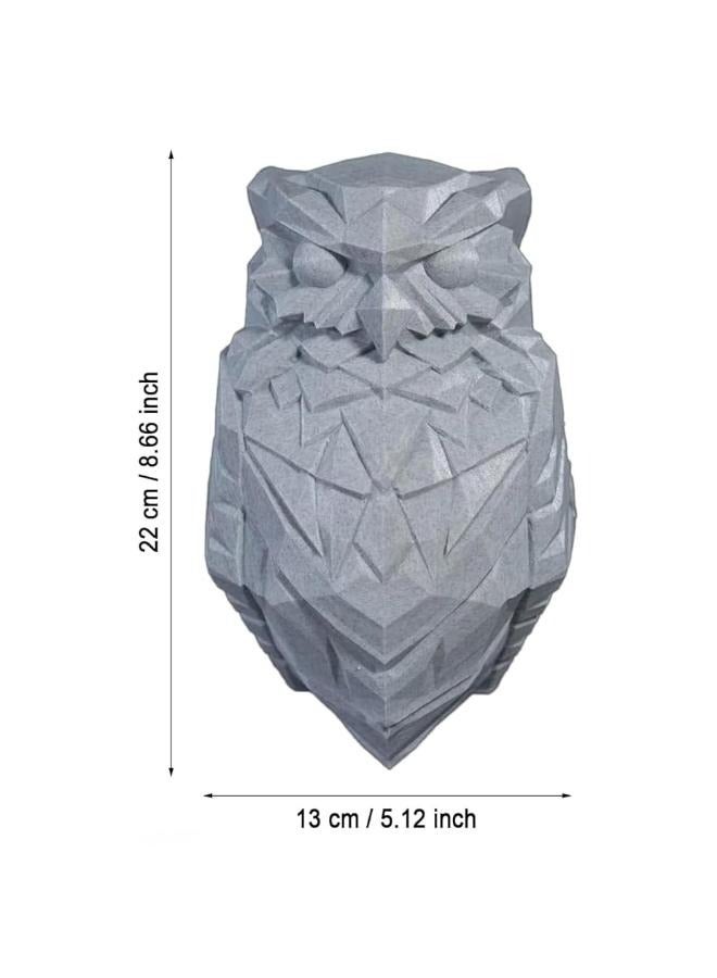 3D  LED Wall Lamp, LED Home Decoration Lamp, Atmosphere Rendering Lamp, for Study, Bedroom, Dining Room, Stairway, Hallway, Bar, Built-in Battery and Hook, Turn on and go(night owl) - Image 2