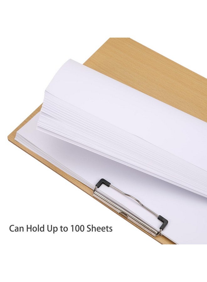 2 حزمة اضافية كبيرة الحافظة 11X17 بوصة الحجم القانوني خشبية المناظر الطبيعية الحافظة الأفقية للفنانين رسم رسم - Image 4