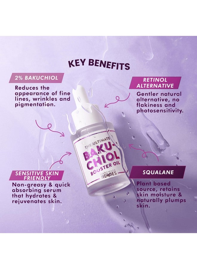Handmade Heroes 2% Bakuchiol Oil With Sugarcane Squalane All Natural Retinol Alternative Facial Oil For Radiant And Line Smoothing 10Ml Travel Size Skincare - Image 3