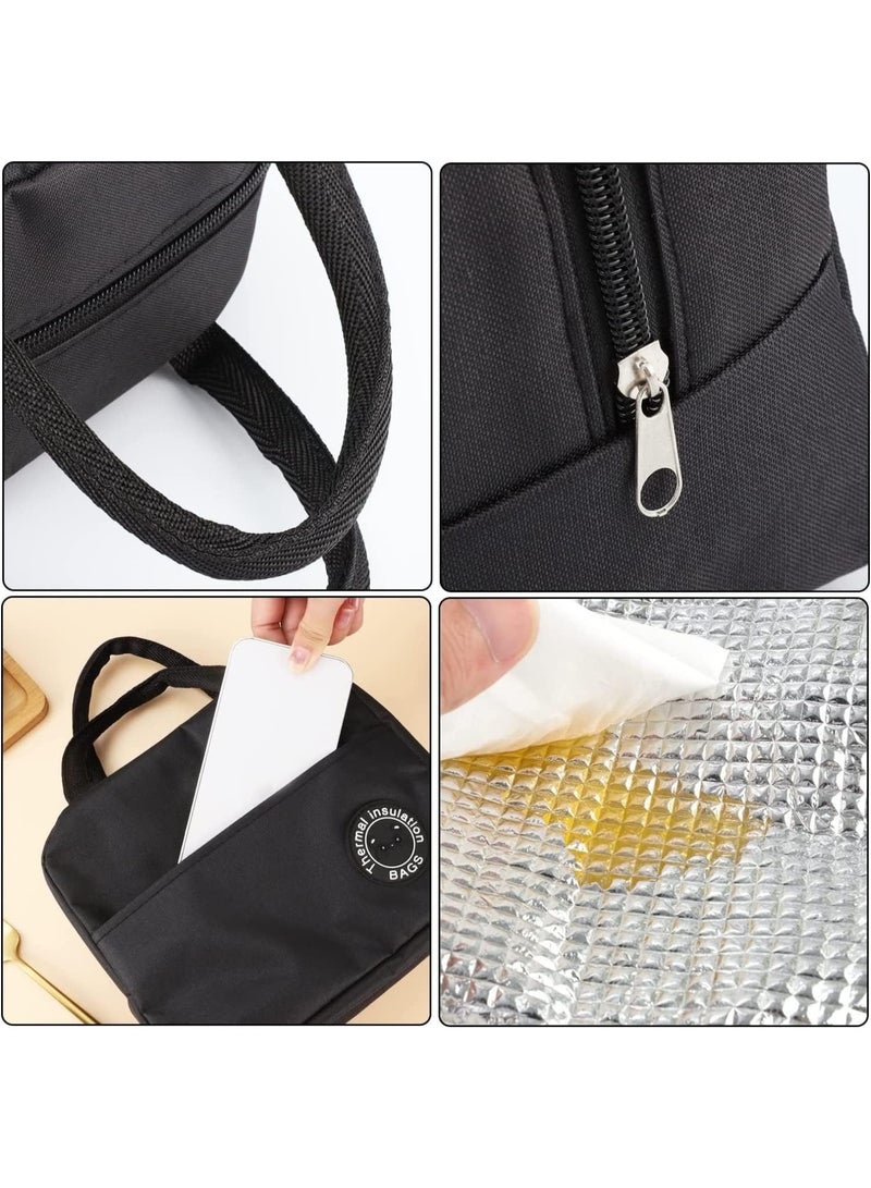 Lunch Box Bag for Men and Women, Lunch Bags Reusable Insulated, Leakproof Thermal cooler bag Office, Bento box bag for School, College, Beach, Picnic, Fishing, Hiking Travel (Gray) - Image 2