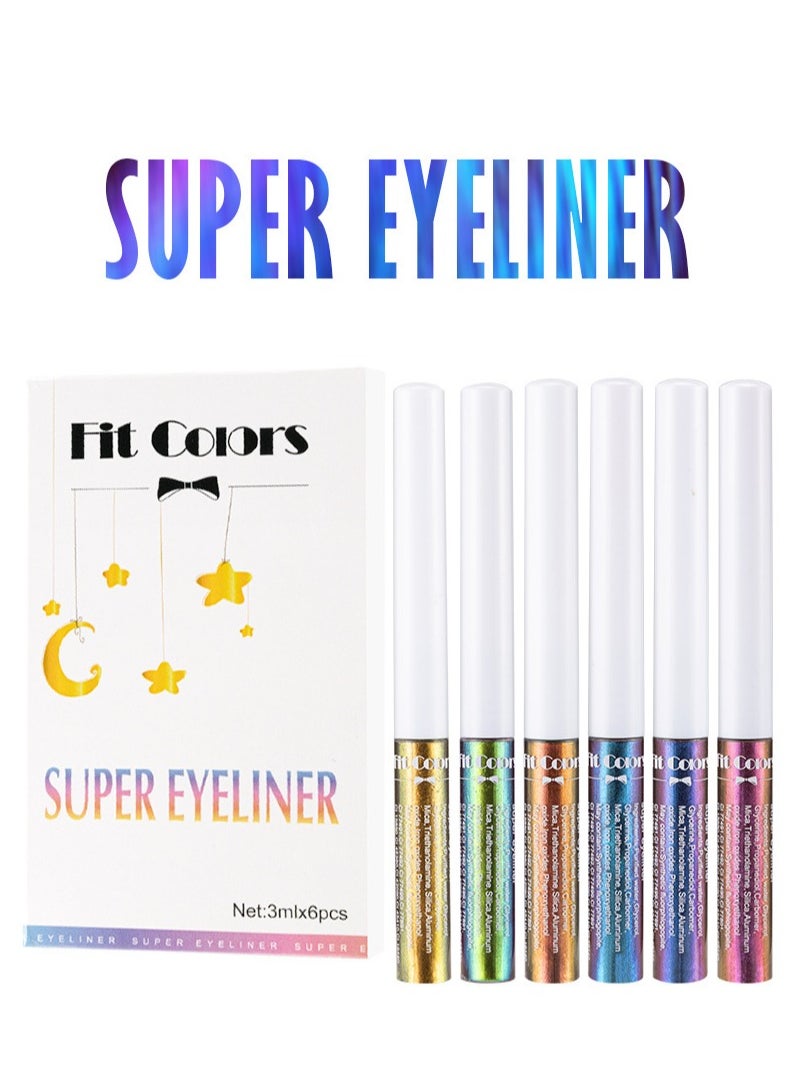 Fit Colors Optical Chameleon Eyeliner 6 Sets Light Transformation Stage Eyeliner  - Image 1
