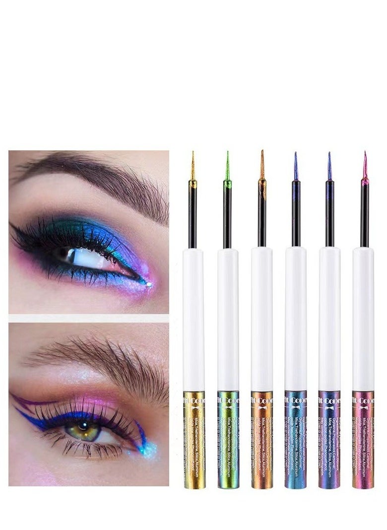 Fit Colors Optical Chameleon Eyeliner 6 Sets Light Transformation Stage Eyeliner  - Image 4