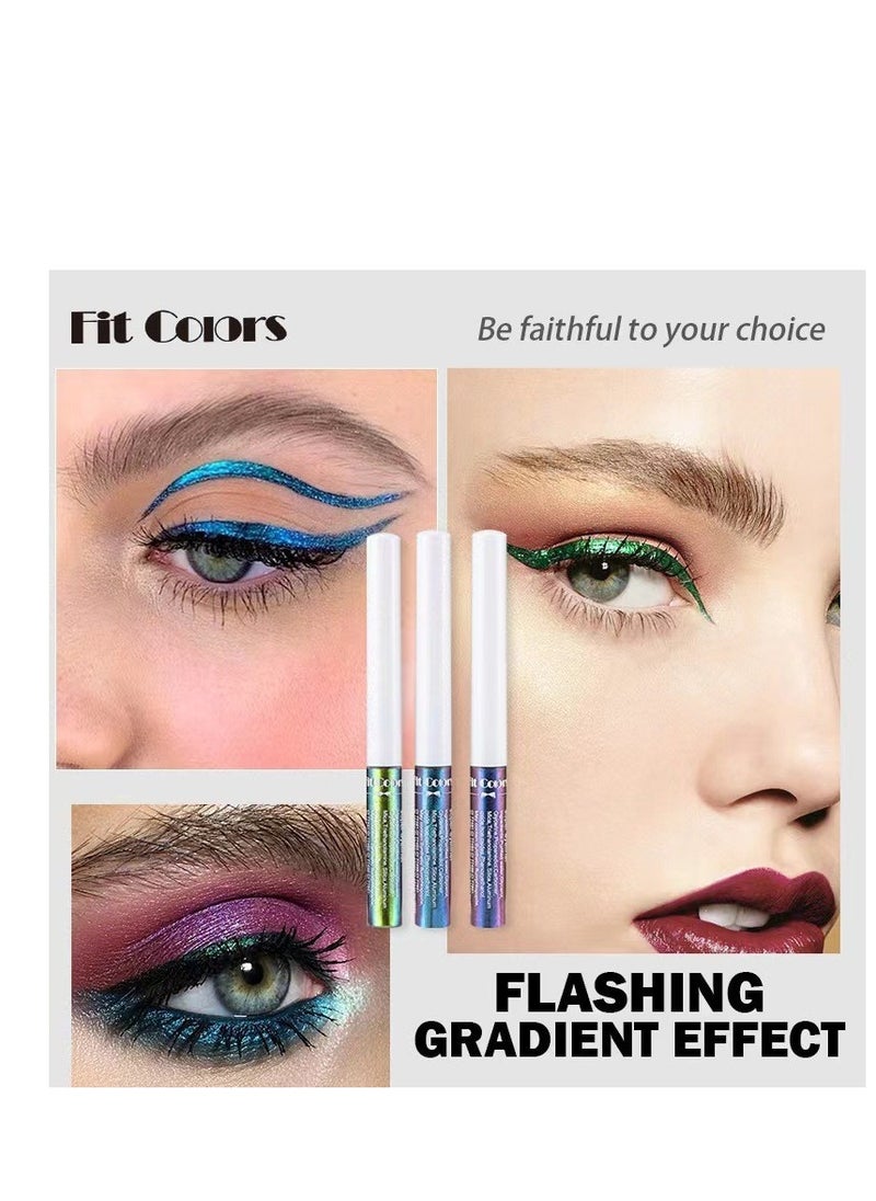 Fit Colors Optical Chameleon Eyeliner 6 Sets Light Transformation Stage Eyeliner  - Image 3