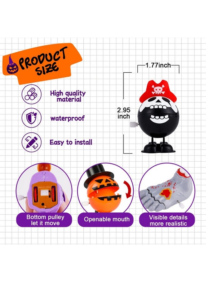 Max Fun 30Pcs Halloween Wind Up Toys Assortment Halloween Toys for Kids Halloween Party Favors Goody Bag Filler Treat Bag Stuffers Halloween Treats Prizes - Image 3