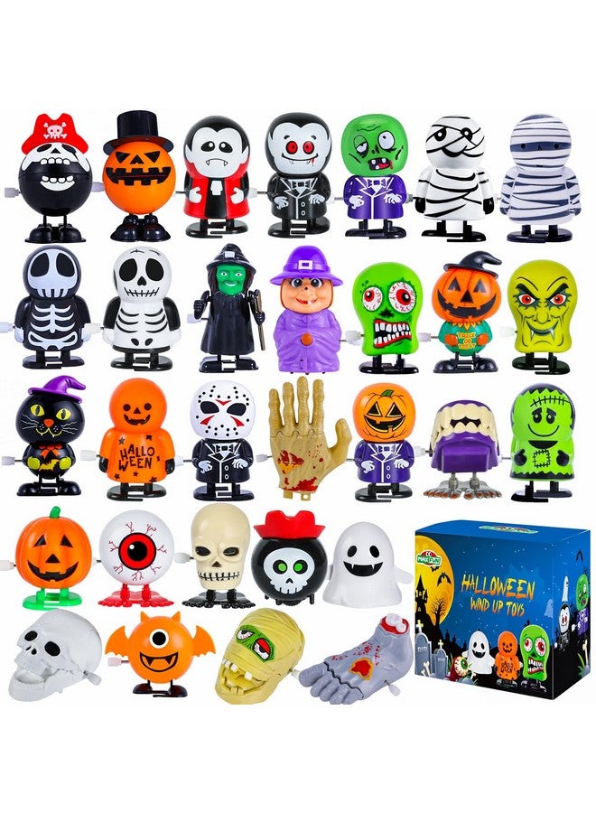 Max Fun 30Pcs Halloween Wind Up Toys Assortment Halloween Toys for Kids Halloween Party Favors Goody Bag Filler Treat Bag Stuffers Halloween Treats Prizes - Image 1