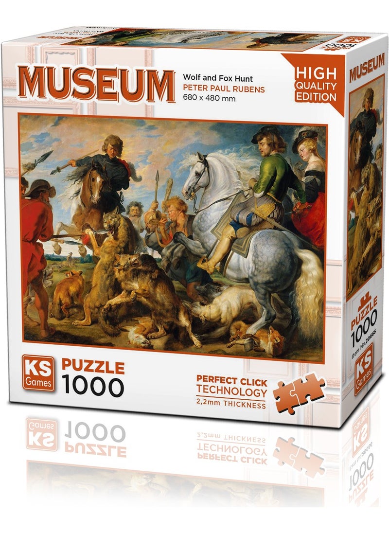 Wolf And Fox Hunt 1000 Piece Puzzle - pzsku/Z1AC5C15825183D61A712Z/45/_/1731125893/52fc075c-da14-443c-8617-d77dd717d455