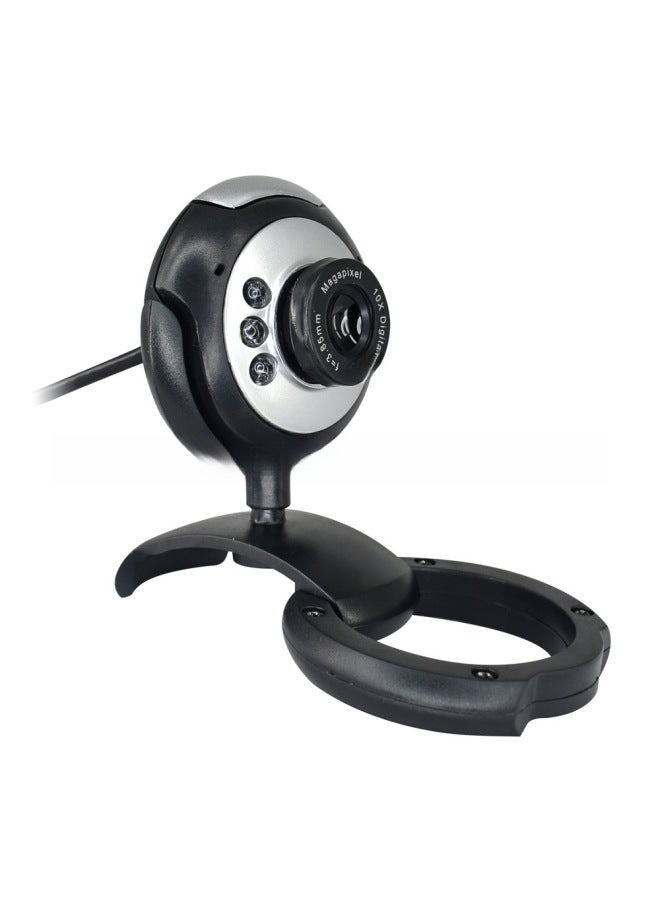 M26 Spot Desktop Notebook With Microphone Night Vision Six Lights Webcam Computer Network Video Camera-Color:M0160 + Box (1080p) - Image 4