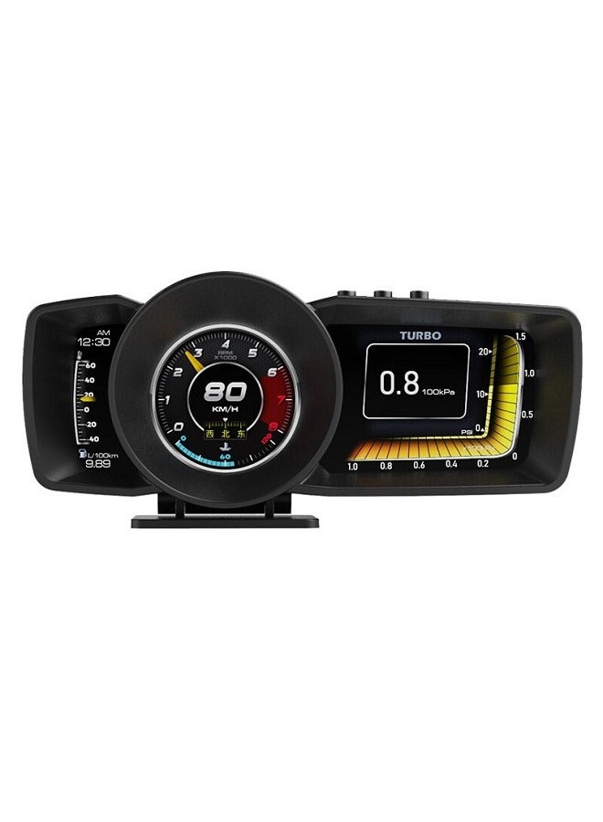 Car Head-up Display HUD OBD2+GPS Smart Guage Car Computer BeiDou Multifunctional Car Instrument - Image 1