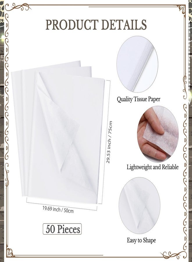 Kolldenn 50 Set Small Wedding Gift Bags with Tissue Paper Wedding Welcome Bags for Guests Party Favor Bag with Handles Thank You Bridal Shower Hotel Small Size 5.91 x 3.15 x 8.27 Inches - Image 3