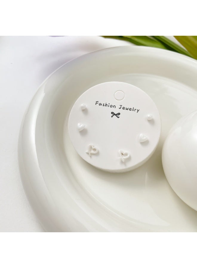 KUYING New Non Fading And Non Allergic Bioceramic Ear Hole Earrings