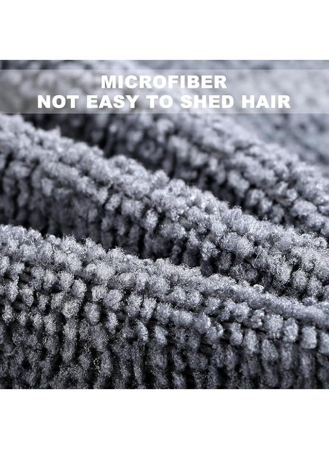 مناديل تنظيف مايكروفايبر باللون الرمادي – 25 قطعة/علبة – فائقة الامتصاص وقابلة لإعادة الاستخدام - Image 3