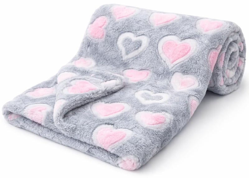 First Kick Luxury Soft Baby Blanket 100 x 75 cm Premium Fleece Newborn Swaddle Wrap All Season Warm Lightweight Blanket for 0-12 Months Crib Stroller Travel Use - Image 1