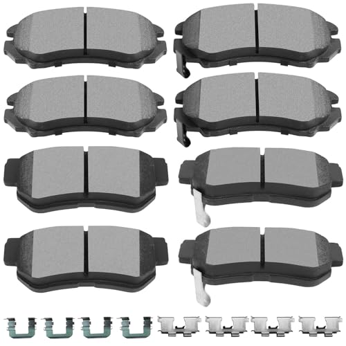 SCITOO D924 D813 Ceramic Brake Pads Sets Front  Rear Fit For Hyundai Elantra 0709For Hyundai Sonata 20032008For Hyundai Tucson 20052009For Kia For Sportage 20052010For Kia Optima 20022010