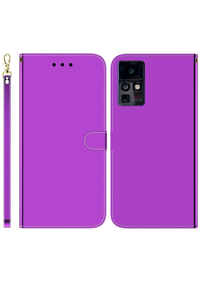 S-TOP Case For Infinix Zero X / X Pro Imitated Mirror Surface Horizontal Flip Leather Phone Case - Image 1