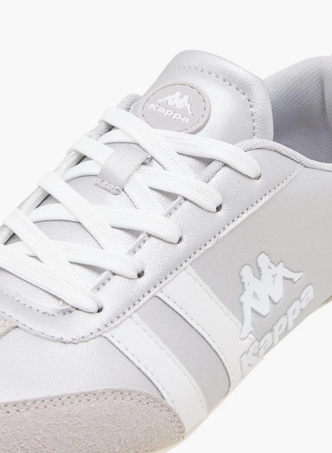 Kappa SILVER Women Panelled Lace-Up Sneakers for Women | Best Price UAE