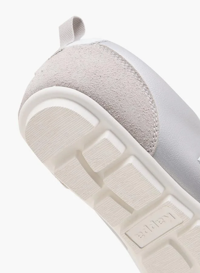 Kappa SILVER Women Panelled Lace-Up Sneakers for Women | Best Price UAE