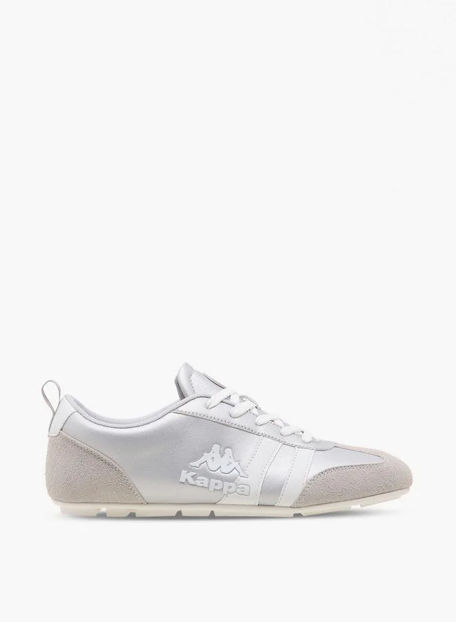 Kappa SILVER Women Panelled Lace-Up Sneakers for Women | Best Price UAE
