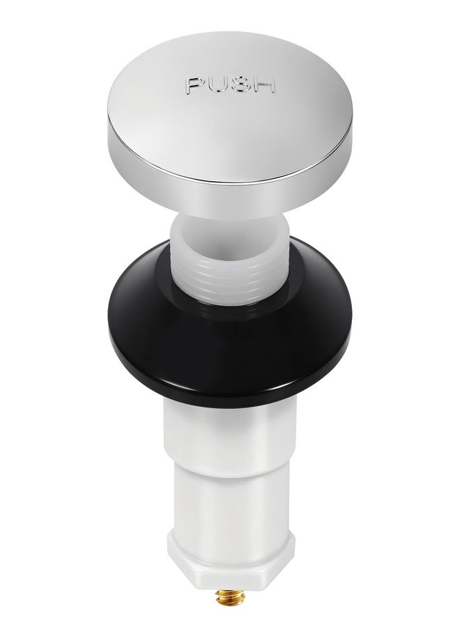 Coolfell 1 Pack 1068204 Bathtub Drain Stopper Replacement and Cover Compatible with Kohler Bathtub K-7272 K-7271 K-7259 K-7265, Bathroom Pop Up Tub Drain Stopper with 3/8'' Thread Studs (Chrome Cover) - Image 1
