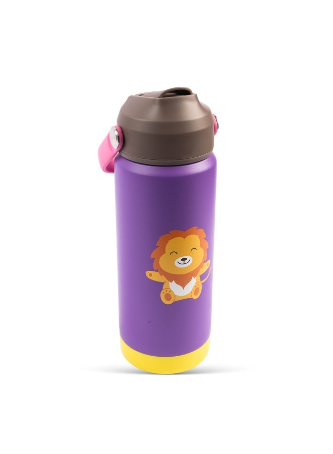 Cocobee Insulated Stainless Steel Water Bottle â Leakproof, Soft Handle Grip, Odour-Free, 500ml, 3 Years+ â Yellow - Image 4