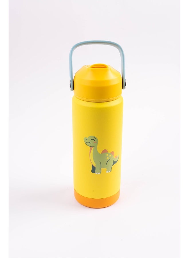 Cocobee Insulated Stainless Steel Water Bottle â Leakproof, Soft Handle Grip, Odour-Free, 500ml, 3 Years+ â Yellow - Image 1