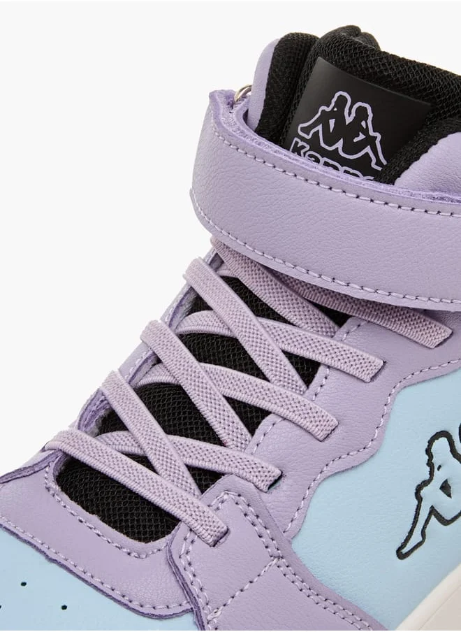 كابا Girls' Colourblock Sneakers with Hook and Loop Closure