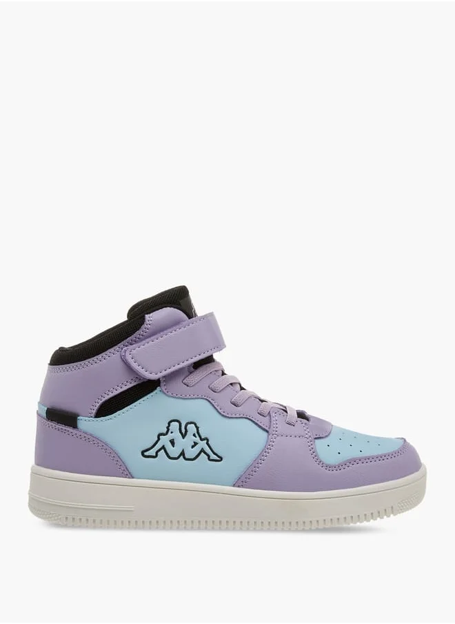 كابا Girls' Colourblock Sneakers with Hook and Loop Closure