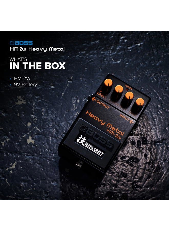 Boss HM-2W Waza Craft Heavy Metal Distortion Pedal - Image 3