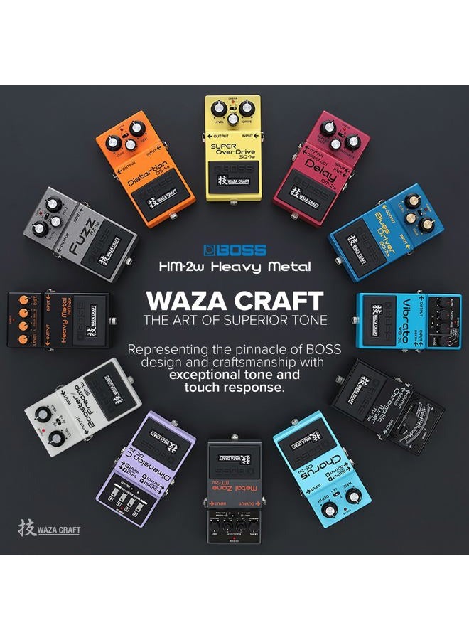 Boss HM-2W Waza Craft Heavy Metal Distortion Pedal - Image 2